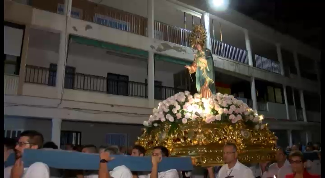 Procesión de la Vírgen del Rosario en La Mata